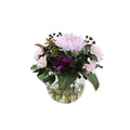 Twilight Garden Chrysanthemum, Iris & Freesias Artificial Bouquet