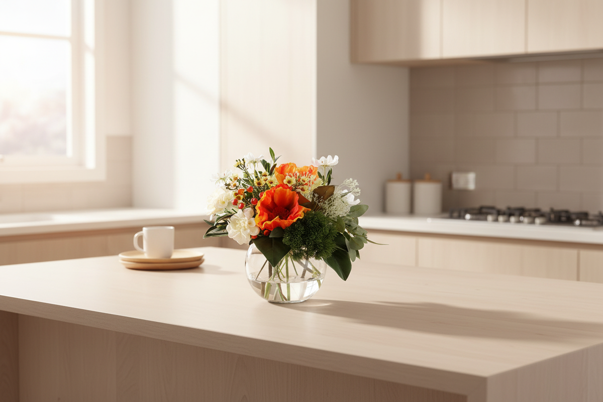 Wild Poppy Artificial Bouquet