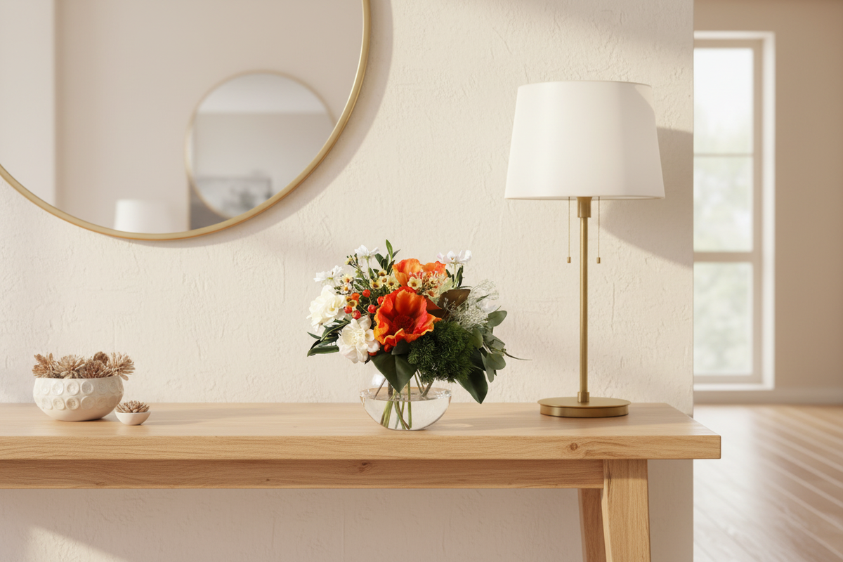 Wild Poppy Artificial Bouquet